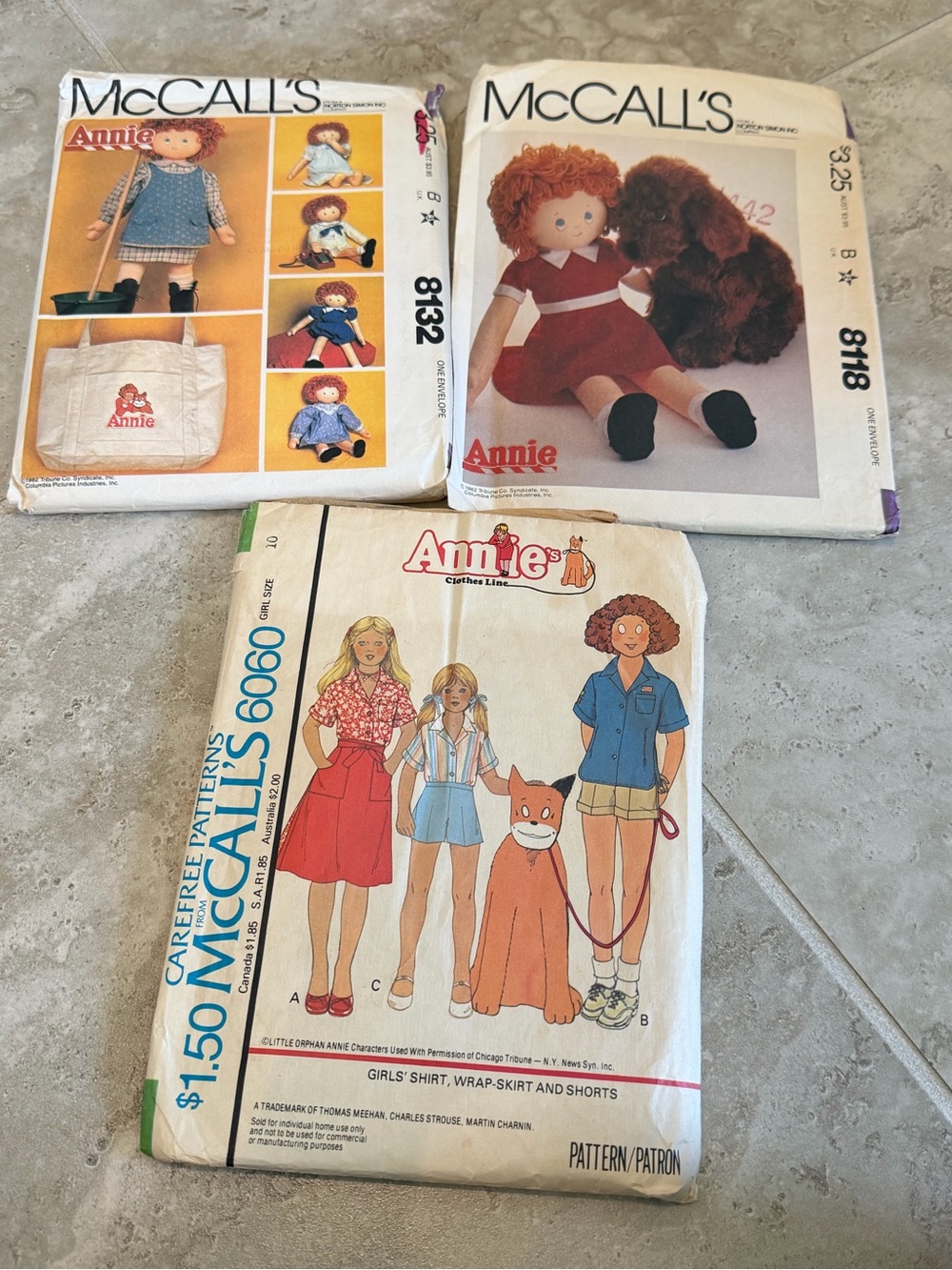 Orphan Annie McCall’s vintage 80s Patterns Uncut Vintage 80s
